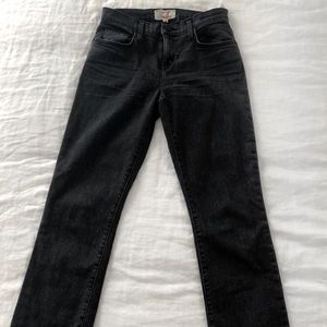 Current/Elliot ‘The Kick’ Black Denim Jeans
